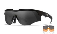 Wiley X WX Rogue Comm Matte Black &mdash; Grey/Clear/Light Rust