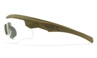 Wiley X WX Rogue Comm Matte Tan &mdash; Grey/Clear/Light Rust