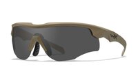 Wiley X WX Rogue Comm Matte Tan &mdash; Grey/Clear/Light Rust