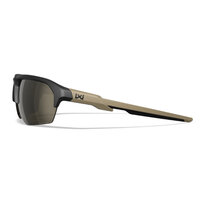 Wiley X WX JAKL Matte Black &amp; Tan &mdash; CAPTIVATE&trade; Tungsten Mirror