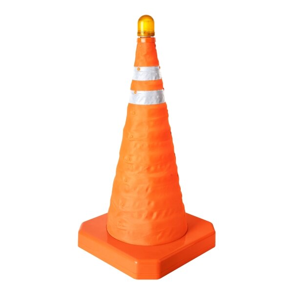 Mactronic Collapsible Traffic Cone with LED Flashing Light