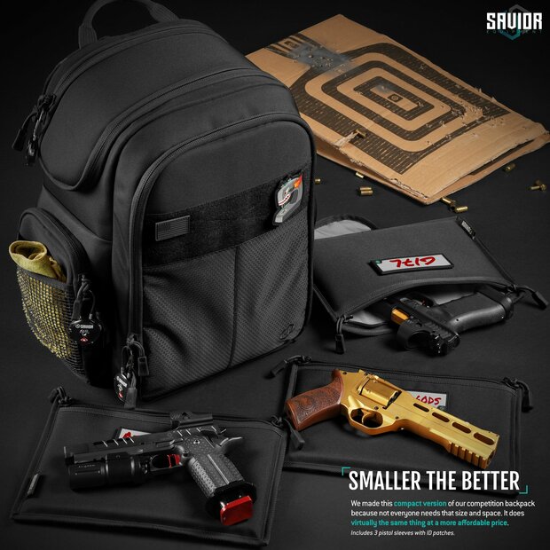 Savior Compact S.E.M.A - Pistol Backpack - color black