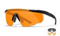 Wiley X WX Saber Advanced Matte Black &mdash; Grey/Clear/Rust