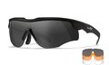 Wiley X WX Rogue Comm Matte Black &mdash; Grey/Clear/Light Rust